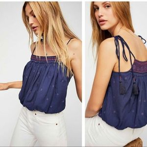 Free People Eternal Love tassel strap top